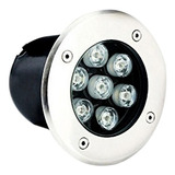 Balizador Spot Led Embutir Chao Piso Jardim 7w 3000k