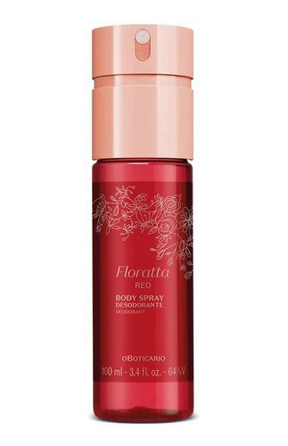 Body Spray Desodorante Floratta Red 100ml O Boticario