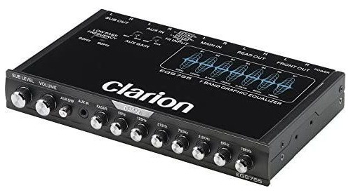 Clarion Eqs755 Ecualizador Gráfico De Audio Para Coche De 7