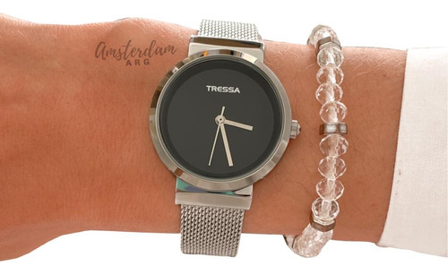 Reloj Tressa Mod Tess  Malla Tejida    ...amsterdamarg...