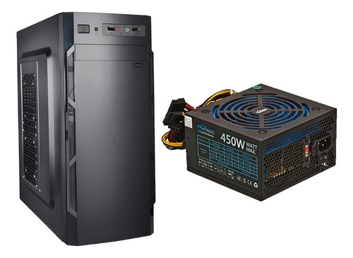 Gabinete Com Fonte 450w Gabinete C-3135 Fonte 450w Kp-533