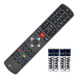 Control Remoto Remofix Smart Tv + Pila Compatible Con Jvc J3