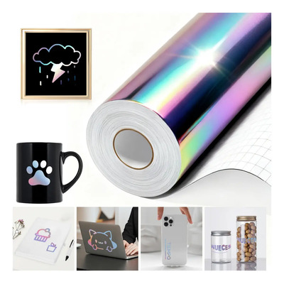 Aezoxán® Vinilo Plata Láser Brillante Adhesivo Permanente 30.5cmx3.05m Para Cricut Silhouette,vinil Para Impresion Laser,vinil Para Cricut,vinil Adhesivo,vinil Adhesivo Resistente Al Agua,publicidad | MercadoLibre
