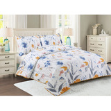 Quilt 2.0pl Estampado Deluxe Reversible Doral