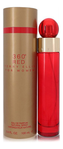 Edp 3.4 Onzas 360 Red Por Perry Ellis Para Mujer En Spray