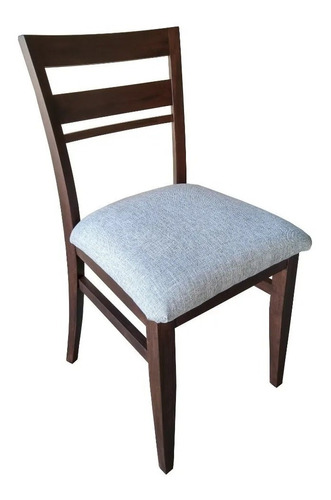 Silla Madera Guatambu Tapizada Chenille Comedor