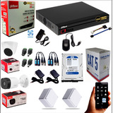 Kit Camara De Seguridad Dahua Dvr 4ch 1080 + 4 Cám 1080+ D.d