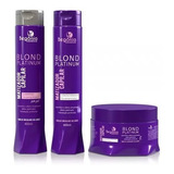 Kit Shampoo Profissional Matizador Loiro Platinum