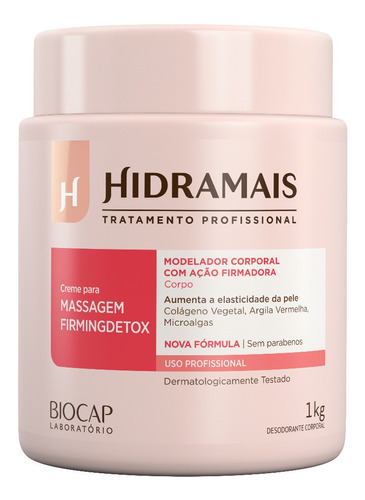 Creme Massagem Celulite E Flacidez Firming Detox Hidramais 