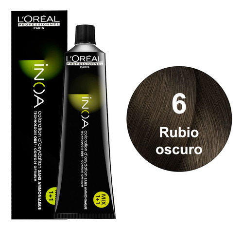 Tintura Permanente Inoa Sin Amoniaco X60gr L'oréal