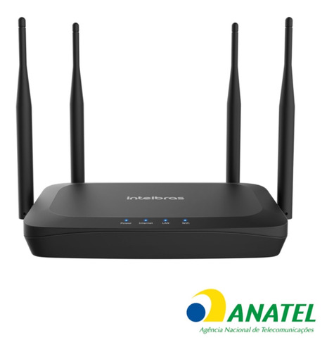 Roteador Wi-fi Intelbras Ac Dual Band Gf 1200 5ghz 1p Wan