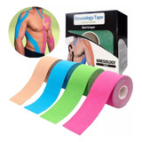 Kit 3 Kinesio Tape Fisioterapia Bandagem Taping Muscular