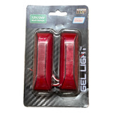 Plafon Lateral Jgo 4 Led Luz Gel Rojo