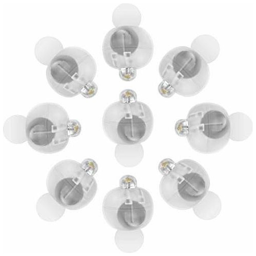 100 Piezas De Luz De Globo De Bola Redonda Led  Mini Lu...