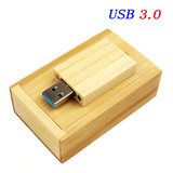Usb 64gb 3.0 + Caja Madera ''bambú''