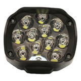 Faro Auxiliar Luz Blanca 3000 Lum Abs Off Road 12v 36w Ip67