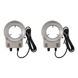 Industrial Led Microscope Camera 2x 48 Led Ring Lamp On