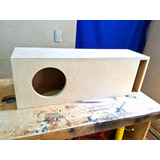 Cajón Para 1 Subwoofer De 8  Entonado A 49 Hz Mdf 18mm