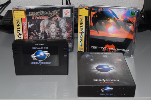 Sega Saturn Action Replay Lee Backups Castlevania Regalo