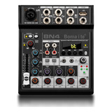 Bomaite Mezclador De Audio Profesional Bn4 Sistema De Consol