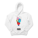 Sudadera Hoodie Bt21 Tata/rj/chimy/cooky/shooky/mag  Unisex 