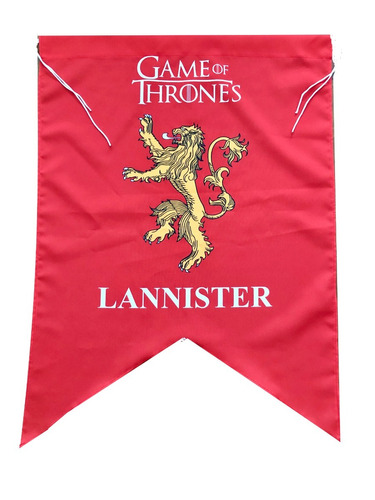 Banderin Estandarte De Game Of Thrones- Lannister