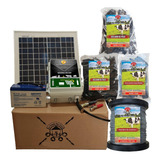 Kit Cerco Electrico Ganadero Solar (60 Km)+3000m De Alambre