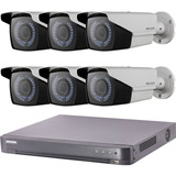 Kit Seguridad Hikvision Dvr 8 Ch + 6 Camaras 2mp Varifocal