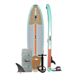 Tabla Paddlesurf Sup Inflable Bote Drift 10´8  Classic Teak