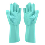 Pack 2 Guantes Lava Loza Limpieza Silicona Multiuso Mágicos