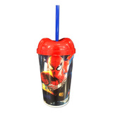 Vaso Pitillo Spiderman Botilito Sorpresa Piñata  X12 Und 