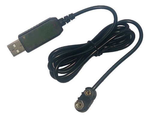 9v Eliminador De Bateria Usb Cabo 5v Impulso Para 9v Tensão