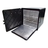 Combo Caja Delivery 40x40x40 Bolso Térmico C/ Reja Y Zunchos