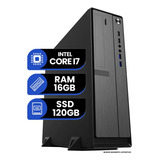 Computador Slim Spark Core I7 3770, 16gb Ram, Ssd 120gb