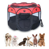 Cercado Casinha Pet Dobrável Filhote Seguro 91 X 91 X 58cm G