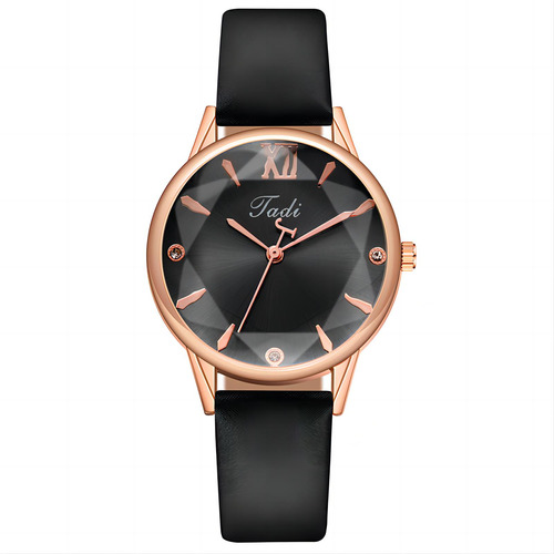 Reloj Con Banda De Cuero Para Mujer Ww-013