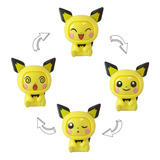 Juguete Pokemon Pichu Pikchu Cara Ash Pokeball Pokebola