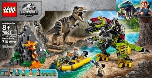 Set De Construcción Lego T-rex Vs Dinosaurio Robótico