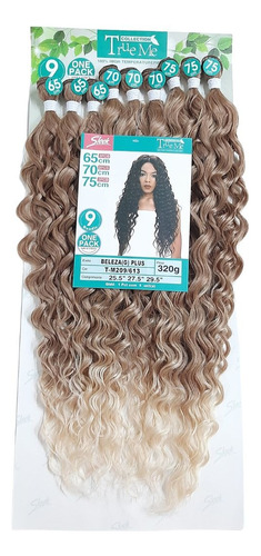 Cabelo Orgânico Cacheado Beleza G Plus 75 Cm Fibra Premium