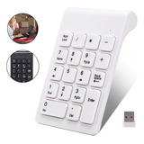 Mini Teclado Numérico Usb Sem Fio Calculadora Pc Noteboo