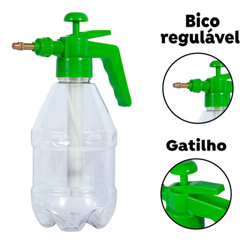 Pulverizador Pressão Acumulada 1,5 L Superagri Sappa1,5l