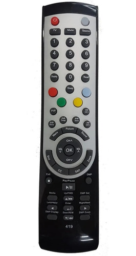 Control Remoto Generico Para Led Tv Hitachi Lcd