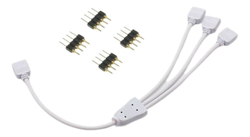 Cable Splitter Rgb 1 X 3 Rgb 12v 4 Pines Mothers Tiras Led