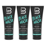 Level 3 Mascarilla Facial Peel Off Black Mask Carbón 250g X3