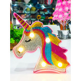 Diy Unicornio Diamond Painting 5d Kit Luz Led Chile  