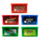 Colección Pokemon Gba Gameboy Advance Español 5 Juegos Full