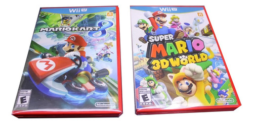2 Cajas Custom Mario Kart 8 + Mario 3d World (no Son Juegos)