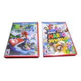 2 Cajas Custom Mario Kart 8 + Mario 3d World (no Son Juegos)