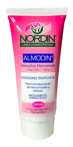 Pomada Para Hemorroides De Hamamelis Almodin Nordin 60g