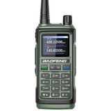 Baofeng Radio Uv-17 Walkie Talkie Uhf Vhf 1000 Canales Verde Bandas De Frecuencia 20.5khz | 12.5khz Color Verde Oscuro